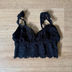 Aerie Black Lace Bralette